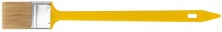 Кисть радиаторная, натуральная светлая щетина, желтая пластиковая ручка  2" (50 мм)
