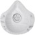 Полумаска фильтрующая, FFP1, формованная, 4-х слойная, угольный фильтр, с клапаном
