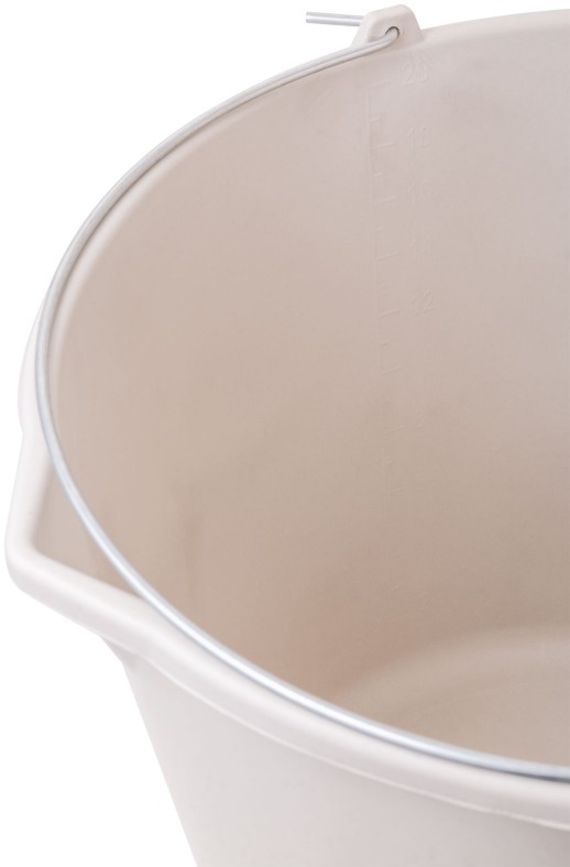 Ведро строительное пластиковое эластичное для перемешивания раствора с носиком 20 л