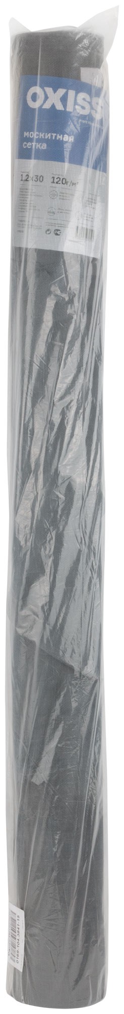 Сетка москитная черная, ячейка 1х1 мм; плотность 120 г/м2 ; 1,2х30 м ( рулон 36 кв.м )
