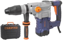 MAX-PRO Перфоратор демонтажный 1600 Вт; 630 об/мин; 9 Дж; бетон 50 мм; 7,3 кг; SDS-MAX; антивибрационная ручка; резиновые вставки; резиновый кабель; н