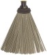 Метла пластиковая №2, веерная 240х340 мм ( посадочный диаметр 25 мм )