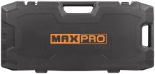 MAX-PRO Молоток отбойный электрический 1700 Вт; 200-2100 уд/мин; 45 Дж; SDS-MAX; 11,5 кг; резиновый кабель; дополнительные щетки; кейс