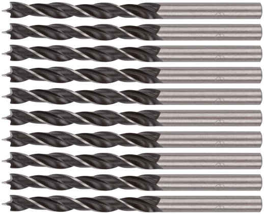 Сверла по дереву  6 мм (10 шт.)