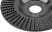 Диск обдирочный по дереву, плоский, посадочный диаметр 22,2 мм, 125 мм, средняя насечка