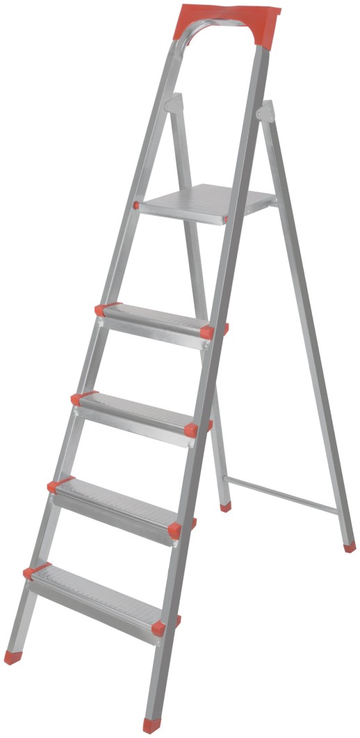 Лестница-стремянка стальная, 5 ступеней, вес 6,65 кг