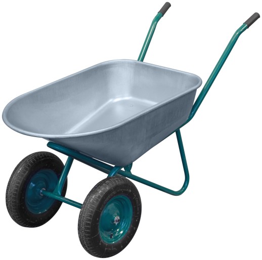 Тачка строительная двухколесная Профи, 100 л, грузоподъемность 200 кг