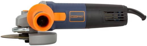 MAX-PRO Шлифмашина угловая 760 Вт; 11000об/мин; быстрозажимной кожух 125мм; антивибрационная ручка; дополнительные щетки; 2 кг; кор.