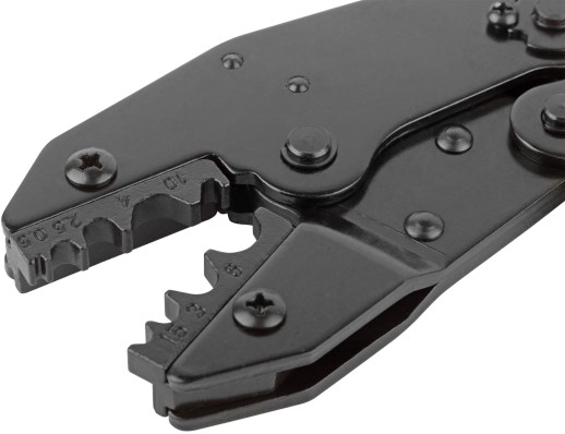 Пресс-клещи (кримпер) для обжима наконечников электропроводов с сечением 0,5-10 мм