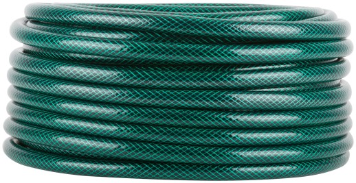 Шланг поливочный трехслойный армированный, зеленый 1/2" х 1.8 мм х 25 м