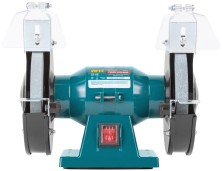 Станок заточной 200 Вт; 2950 об/мин; круги 150/12,7 мм; 16 мм ; 4,5 кг; коробка