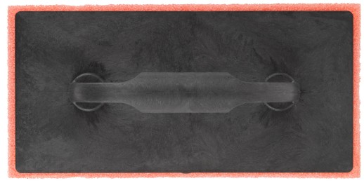 Терка 280х140 мм с твердой губчатой накладкой 20 мм