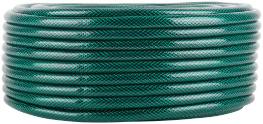 Шланг поливочный трехслойный армированный, зеленый 1/2" х 1.8 мм х 50 м