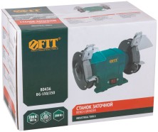 Станок заточной 250 Вт; 2950 об/мин; круги 150/12,7 мм; 20 мм ; 6,1 кг; коробка