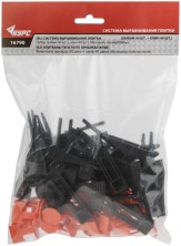 СВП ( Система Выравнивания Плитки), Зажимы 40 шт. и Клинья 40 шт., набор, толщина шва 1,5 мм