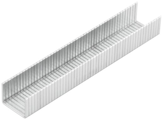 Скобы для степлера закалённые прямоугольные 10,6 мм х 1,2 мм (широкие тип 140) 8 мм, 1000 шт.