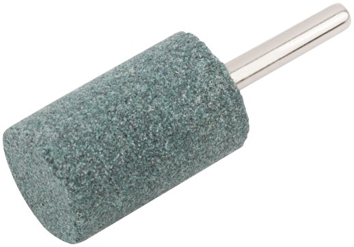 Шарошка абразивная ( по камню, мрамору, кафелю), хвостовик 6 мм, цилиндр 25 х 40 мм