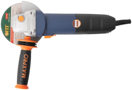 MAX-PRO Шлифмашина угловая 1200 Вт; 11500 об/мин; быстрозажимной кожух 125 мм; антивибрационная ручка; дополнительные щетки; 2,2 кг; кор.