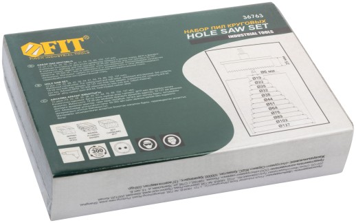 Пилы круговые 19-127 мм, набор 12 шт., в кейсе