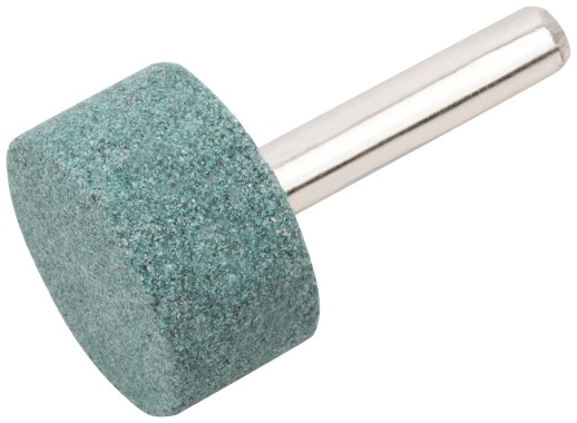 Шарошка абразивная ( по камню, мрамору, кафелю), хвостовик 6 мм, цилиндр 25 х 13 мм