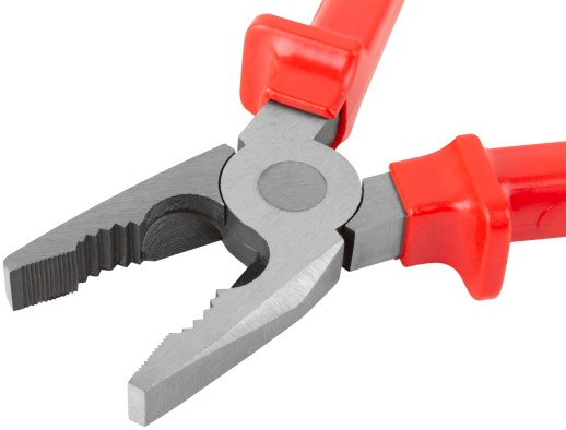 Плоскогубцы комбинированные "Лайт", пластиковые ручки, полированная сталь 180 мм