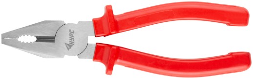 Плоскогубцы комбинированные "Лайт", пластиковые ручки, полированная сталь 180 мм