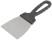 Шпатель, лезвие нержавеющая сталь, пластиковая ручка 80 мм