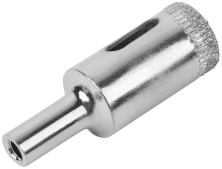 Коронка кольцевая по кафелю и стеклу алмазная 18х50 мм