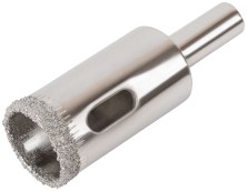 Коронка кольцевая по кафелю и стеклу алмазная 20х50 мм