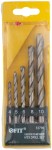 Набор сверл по металлу HSS полированных, 5 шт. (4-5-6-8-10 мм)