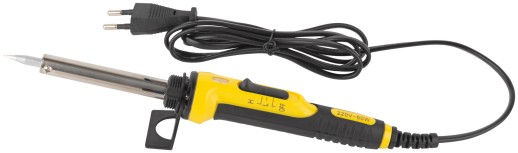Паяльник 220 В, 2 режима работы, подставка, выключатель, прорезиненная ручка, конусное жало, 30 Вт / 60 Вт
