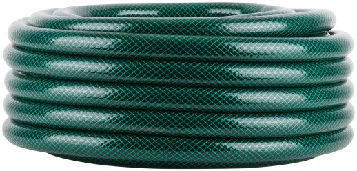 Шланг поливочный трехслойный армированный, зеленый 1" х 3,0 мм х 25 м