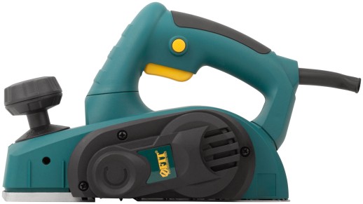 Рубанок 600 Вт; 16000 об/мин; 82 мм; 0-2,0 мм; рез. накл.; коробка