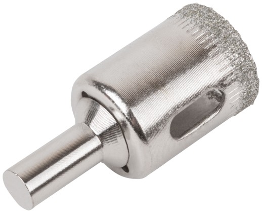 Коронка кольцевая по кафелю и стеклу алмазная 22х50 мм