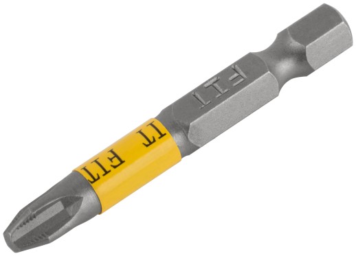 Биты кованые, сталь S2, односторонние 50 мм PH3, Профи 2 шт., блистер