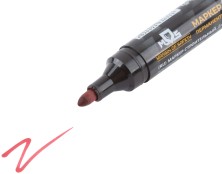 Маркер перманентный строительный, красный