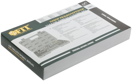 Лерки-метчики, легированная сталь Профи 40 шт., пластиковый кейс