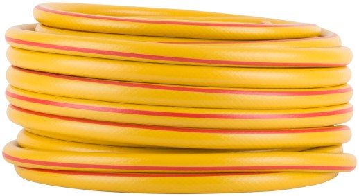 Шланг поливочный трехслойный армированный, желтый 1/2" х 2.0 мм х 25 м