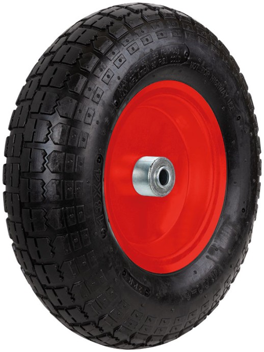 Колесо запасное 400х90x230 мм для тачки 77556 ( 4,80"/4,00"-8" ) ( посадка ширина 130 мм, диаметр 16 мм )