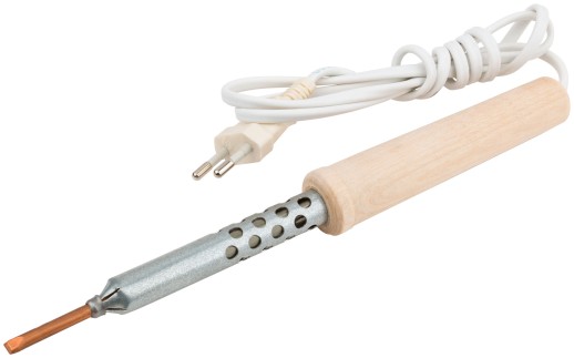 Паяльник 220 В, деревянная ручка 40 Вт