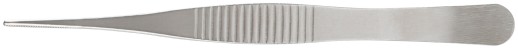 Пинцет прямой нержавеющий 125 мм