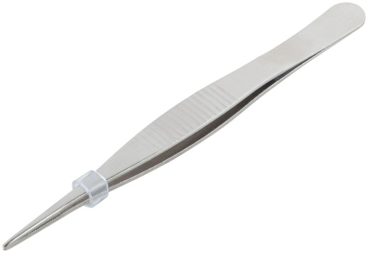 Пинцет прямой нержавеющий 125 мм