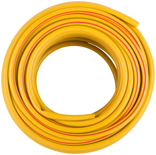 Шланг поливочный трехслойный армированный, желтый 1/2" х 2.0 мм х 50 м