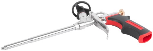 Пистолет для монтажной пены, прорезиненная ручка, тефлоновое покрытие клапана