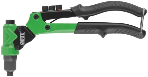 Заклепочник комбинированный Профи с поворотным механизмом 0-360 гр., для резьбовых заклепок М3-М6 и вытяжных заклепок 2,4-4,8 мм (270 мм), кейс