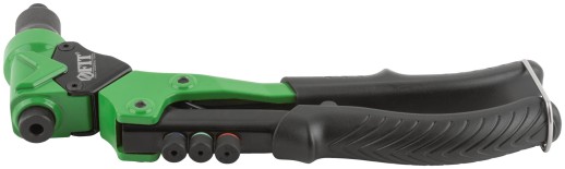 Заклепочник комбинированный Профи с поворотным механизмом 0-360 гр., для резьбовых заклепок М3-М6 и вытяжных заклепок 2,4-4,8 мм (270 мм), кейс