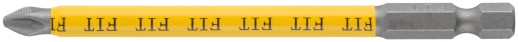 Биты кованые, сталь S2, односторонние 100 мм PH2, Профи 2 шт., блистер
