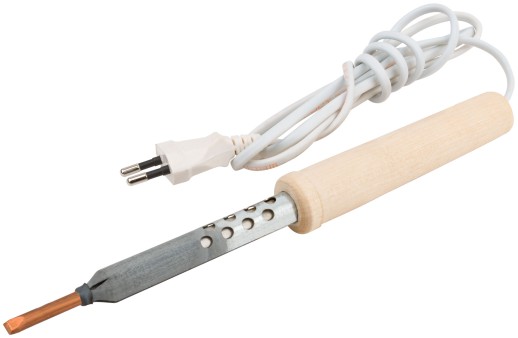 Паяльник 220 В, деревянная ручка 65 Вт