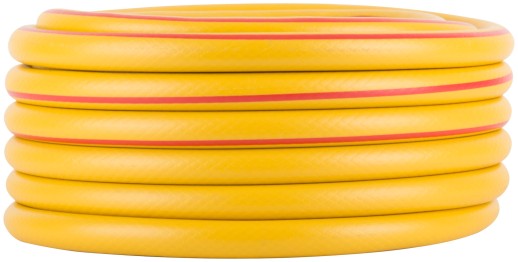Шланг поливочный трехслойный армированный, желтый 3/4" х 2,2 мм х 15 м