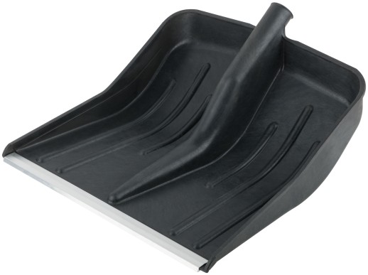 Лопата для уборки снега большая пластиковая, без черенка 420х420 мм